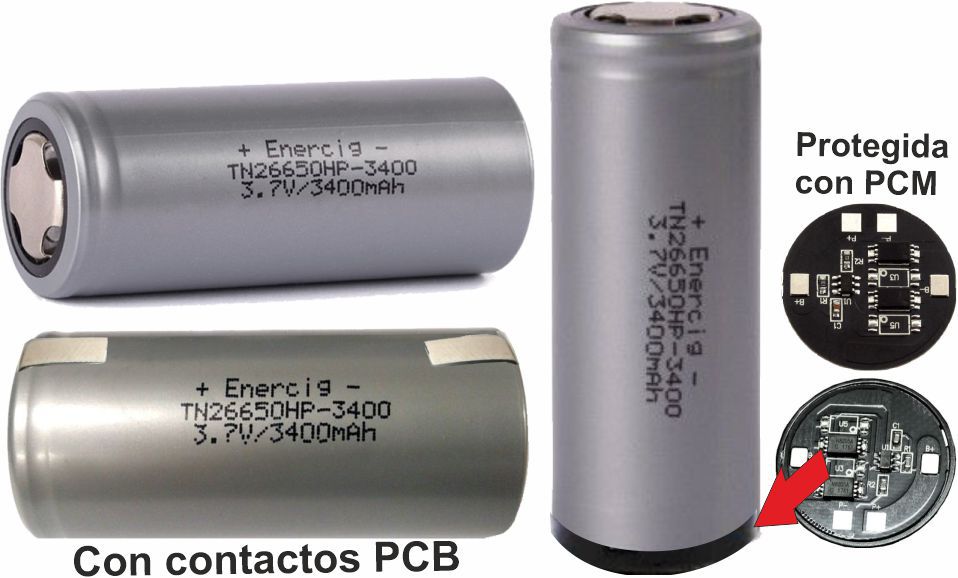 Bateria TN26650 3400